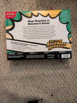 Pokemon TCG: Mega Evolution Ascended Heroes Mega Meganium ex Box Factory-Sealed - Image 2