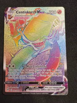 Centiskorch VMAX 191/189 Rare Rainbow Darkness Ablaze Pokemon Holo 2020 - Image 1