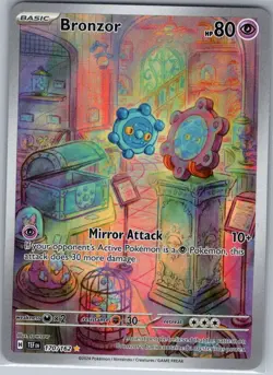 Bronzor 170/162 SV05: Temporal Forces - Pokemon Card - NM - Image 1