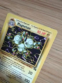 Magneton Pokemon TCG 26/62 Fossil Set Rare 1999 Non Holo - Image 5