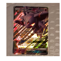 Pokemon TCG Espeon GX SM Base Set Ultra Rare Full Art Holo 61/149 200HP English - Image 1