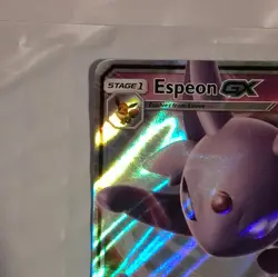 Pokemon TCG Espeon GX SM Base Set Ultra Rare Full Art Holo 61/149 200HP English - Image 4