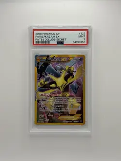 PSA 9 Alakazam EX - 125/124 - Fates Collide - 2016 Pokemon - Image 1