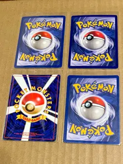 MUK Holo 13/62 + Japanese 089 + Non-Holo 28/62 First Edition - Fossil Lot x4 /EX - Image 2