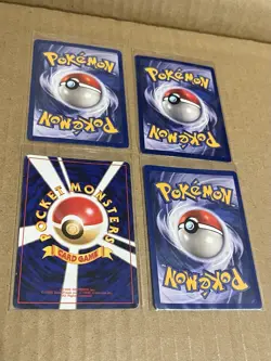 MUK Holo 13/62 + Japanese 089 + Non-Holo 28/62 First Edition - Fossil Lot x4 /EX - Image 3