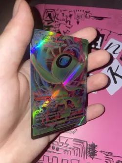 Pokemon TCG Celebi VMAX 008/198 Chilling Reign 2021 Full Art Holo Ultra Rare - Image 4