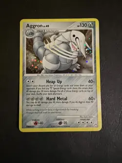 Aggron Holo Rare 1/123 - Mysterious Treasures 2007 - Pokemon TCG - MP - Image 2