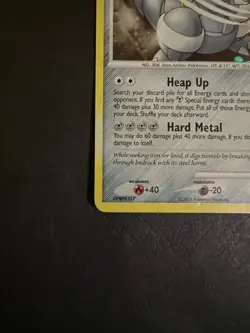 Aggron Holo Rare 1/123 - Mysterious Treasures 2007 - Pokemon TCG - MP - Image 3