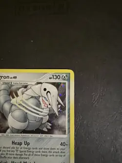 Aggron Holo Rare 1/123 - Mysterious Treasures 2007 - Pokemon TCG - MP - Image 5