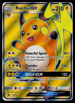 Pokemon SM Promos #SM90 Raichu GX - Image 1