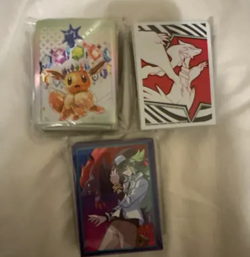 Pokemon Prismatic Evolutions White Flare Journey Together ETB Sleeves - Image 1