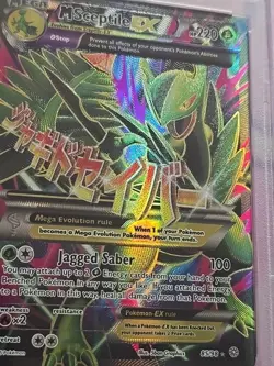 POKEMON 2015 ANCIENT ORIGINS M SCEPTILE EX FULL ART 85 PSA 7 - Image 2