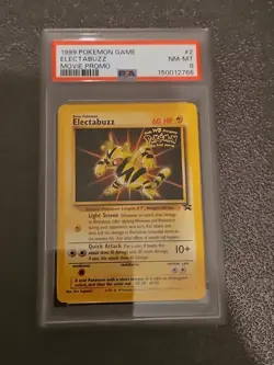 1999 Pokemon Game Electabuzz Movie Promo Psa 8 - Image 1