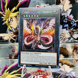 Yugioh Cyber Dragon Infinity RA04-EN068 Secret Rare 1st Ed Near Mint - Image 1