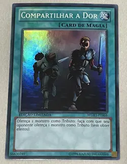 Share the Pain (PORTUGUESE) Super Rare 1st Edition WGRT-EN066 PT066 Yugioh - Image 1