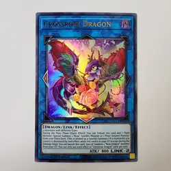 Crossrose Dragon - LDS2-EN114 - Ultra Rare - NM - 1st ed - Yugioh - Image 1