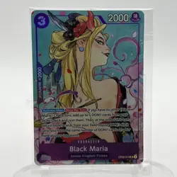 SEALED One Piece Black Maria OP08-074 SR Foil - Illustration Box Vol. 2 Promo EN - Image 1