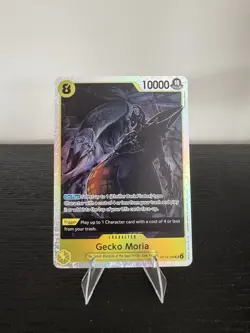 One Piece TCG Gecko Moria English OP14-104 SR Azure Sea's Seven NM - Image 1
