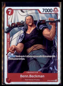 One Piece CCG Benn.Beckman OP09-009 Emperors in the New World - Image 1