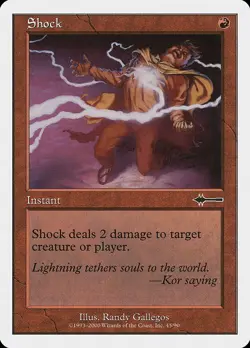 Shock Beatdown NM Red Common MAGIC THE GATHERING MTG CARD ABUGames - Image 1