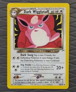 Dark Wigglytuff Neo Destiny 40/105 Unlimited Edition Regular Card MP - Image 1