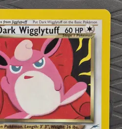 Dark Wigglytuff Neo Destiny 40/105 Unlimited Edition Regular Card MP - Image 3