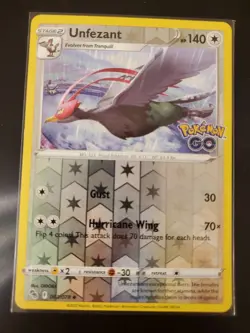 Unfezant 063/078 Reverse Holo Pokemon Card NM-MINT Pack Fresh - Image 1
