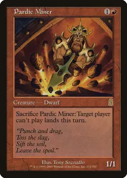 Pardic Miner Odyssey NM Red Rare MAGIC THE GATHERING MTG CARD ABUGames - Image 1