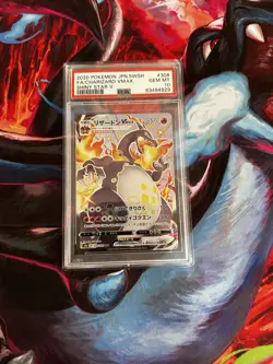 Pokemon TCG Charizard VMAX 308/190 S4a Shiny Star v Holo Card Japanese, PSA 10 - Image 1