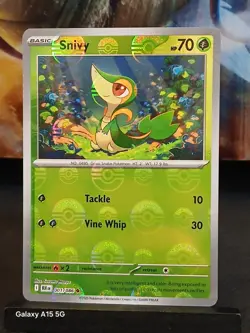 Snivy 001/086 Masterball & Pokeball & Holo English Pokemon Cards Black Bolt - Image 4
