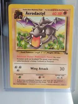 Aerodactyl - Pokemon Card - Rare - Non Holo - Non Graded - Fossil - 16/62 - Image 2