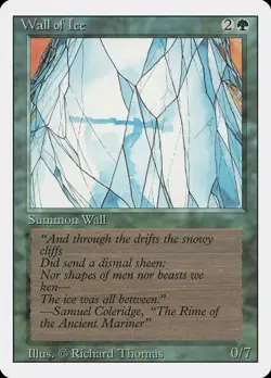 Wall of Ice Revised NM Green Uncommon MAGIC THE GATHERING MTG CARD ABUGames - Image 1
