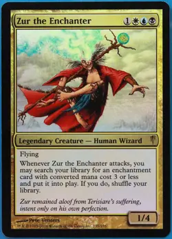 Zur the Enchanter FOIL Coldsnap PLD White Blue Black Rare CARD (511433) ABUGames - Image 1