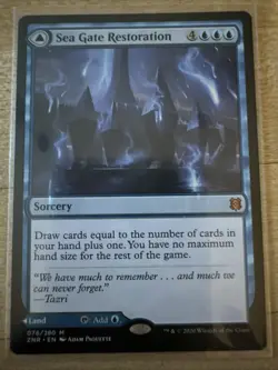 Sea Gate Restoration Zendikar Rising Mythic Rare MTG Card - Regular - #76/280 - Image 1