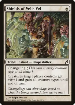 Shields of Velis Vel Lorwyn NM White Common MAGIC THE GATHERING CARD ABUGames - Image 1
