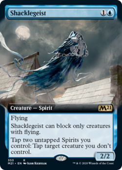 Shacklegeist (Extended Art) FOIL Core Set 2021 / M21 NM CARD ABUGames - Image 1