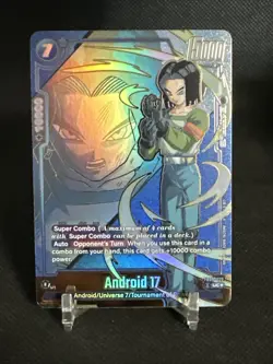 Android 17 FB09-029 Alternate Art Dual Evolution Dragon Ball Card English Fusion - Image 1