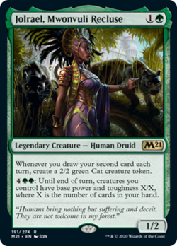 Jolrael, Mwonvuli Recluse FOIL Core Set 2021 / M21 NM Green Rare CARD ABUGames - Image 1