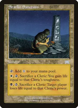 Starlit Sanctum Onslaught NM Land Uncommon MAGIC THE GATHERING CARD ABUGames - Image 1