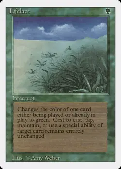Lifelace Revised PLD Green Rare MAGIC THE GATHERING MTG CARD ABUGames - Image 1