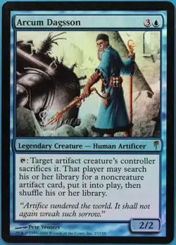 Arcum Dagsson FOIL Coldsnap PLD Blue Rare MAGIC MTG CARD (ID# 516341) ABUGames - Image 1