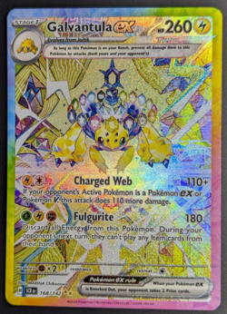 Pokemon Galvantula ex 168/142 Stellar Crown Special Illustration Rare NM - Image 2