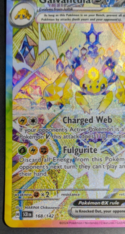 Pokemon Galvantula ex 168/142 Stellar Crown Special Illustration Rare NM - Image 5