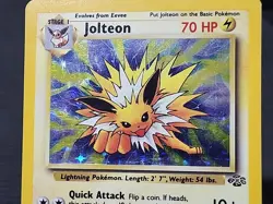 Pokemon Jungle "Jolteon" 4/64 / Holo Rare / Moderately Played - Image 2