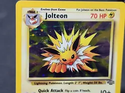 Pokemon Jungle "Jolteon" 4/64 / Holo Rare / Moderately Played - Image 3