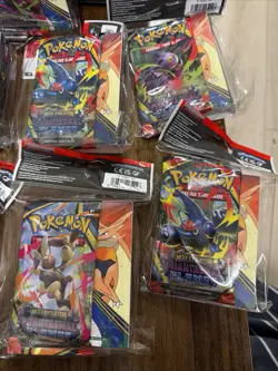 Pokemon TCG Mega Evolution Phantasmal Flames and Mini Portfolio Binder Sealed - Image 4