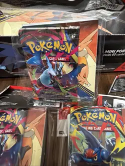 Pokemon TCG Mega Evolution Phantasmal Flames and Mini Portfolio Binder Sealed - Image 5