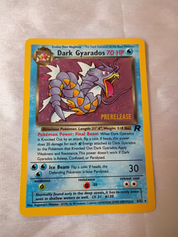 Pokemon Prerelease Holo Dark Gyarados – Team Rocket- 8/82 - Image 1