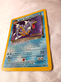 Pokemon Prerelease Holo Dark Gyarados – Team Rocket- 8/82 - Image 3