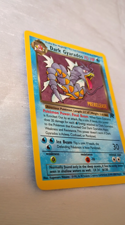 Pokemon Prerelease Holo Dark Gyarados – Team Rocket- 8/82 - Image 4